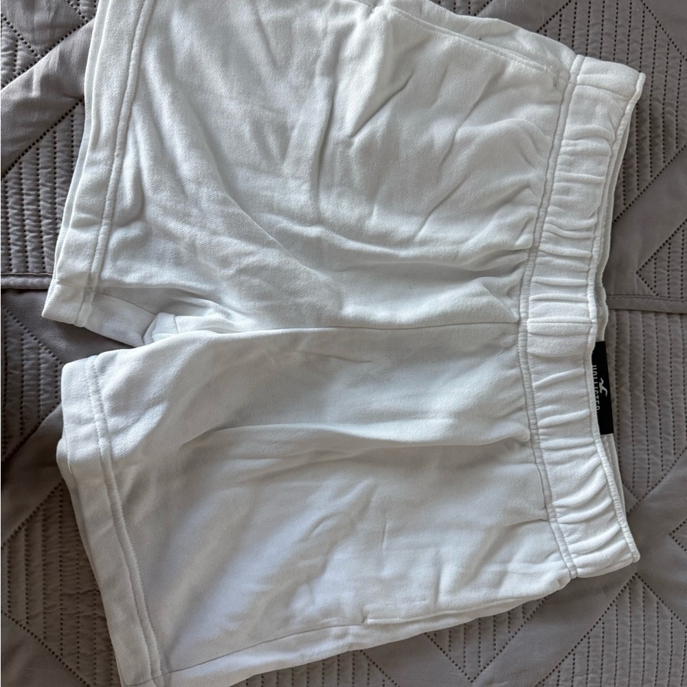 Men's White Casual Shorts